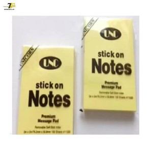 Giấy note vàng UNC 2x3 inches, 3 xấp