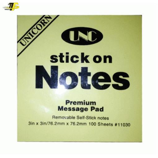Giấy note 3*3 UNC (giấy ghi chú 3 x 3 inches)