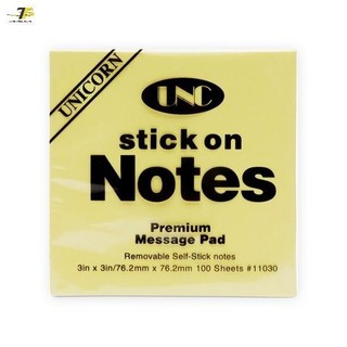 Giấy note 3*3 UNC (giấy ghi chú 3 x 3 inches)