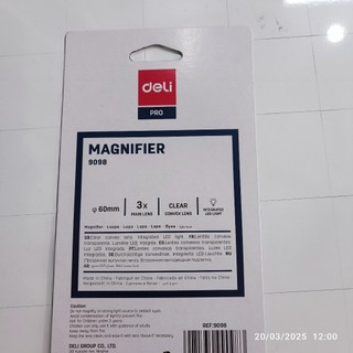 Kính lúp Deli 9099 - bản pro