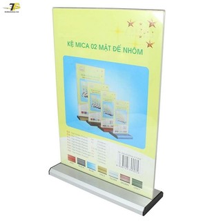 Kệ mica 2 mặt A5 đứng E30, 15x21cm