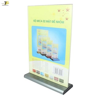 Kệ mica 2 mặt A5 đứng E30, 15x21cm