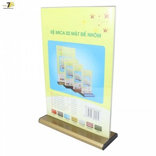 Kệ mica 2 mặt A5 đứng E30, 15x21cm