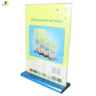 Kệ mica 2 mặt A5 đứng E30, 15x21cm