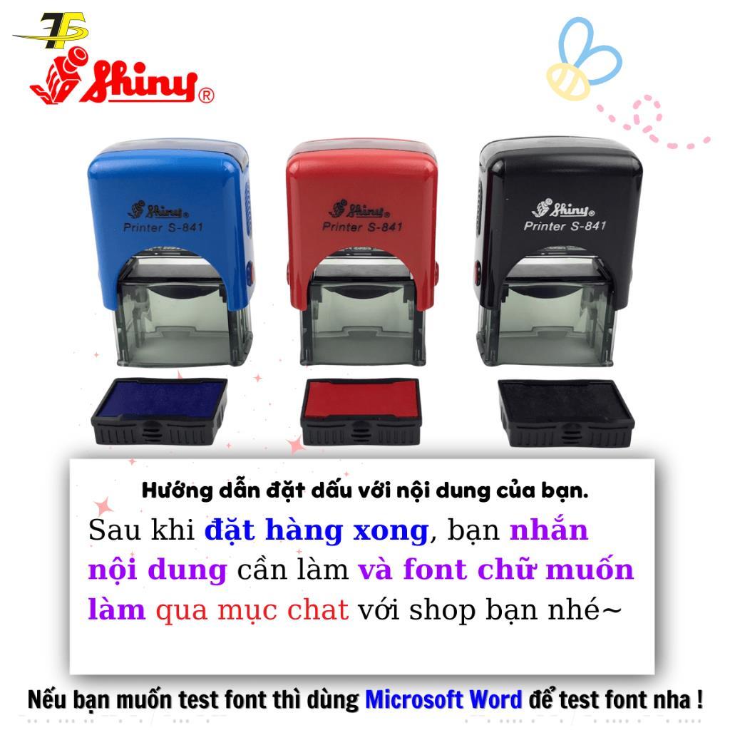 Khắc dấu Shiny S-841, 10 x 26mm