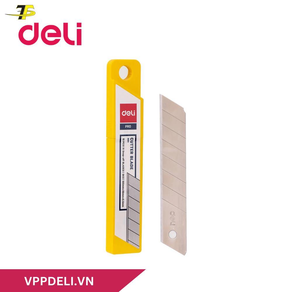 Lưỡi dao rọc giấy Deli E2011 - 18mm