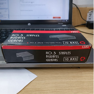 Combo 3 hộp Kim bấm số 3 SDI 1204, 1000 kim/hộp