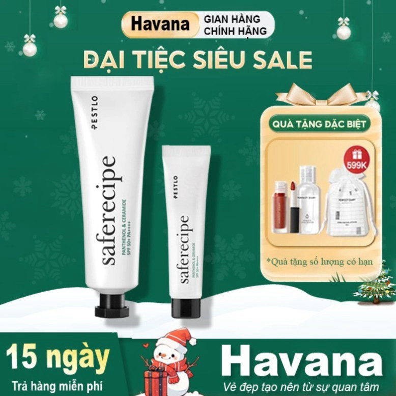 Kem chống nắng PESTLO Safe Recipe Sun Essence SPF50 PA++++ 50ml
