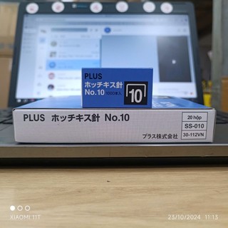 Kim bấm số 10 plus 30-112 VN (5 hộp)