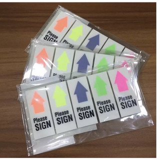 Please Sign Dạ Quang - Giấy chỉ dẫn ký Sign Here Pronoti 45649