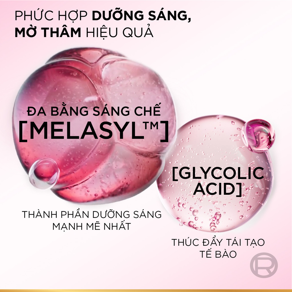 VB_ Bộ đôi serum & kem dưỡng sáng da đột phá Melasyl mờ thâm mụn, nám L'Oreal Paris Glycolic Bright 30ml, 50ml | BigBuy360 - bigbuy360.vn