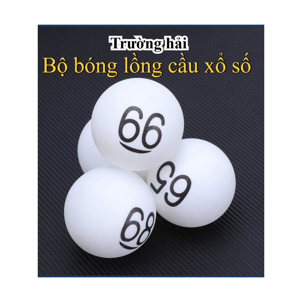 Bộ Bóng Lồng Cầu Xổ Số, Lô Tô cho Lồng Cầu Quay Xổ Số , Rút Thăm Trúng Thưởng-( Màu Ngẫu Nhiên)