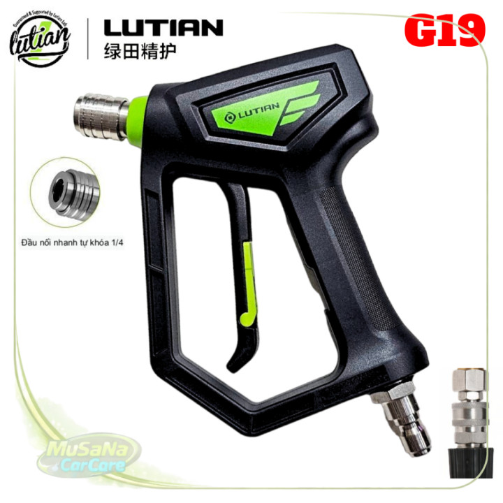 [SG] S.úng Rửa Xe Áp Lực Cao 250 Bar Chính Hãng Lutian G19 Phụ Kiện Máy Rửa Xe - Giao Hỏa Tốc Sài Gò