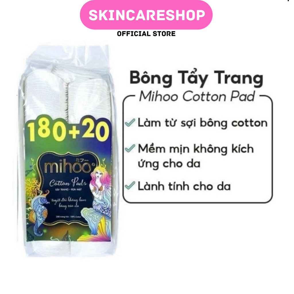Bông tẩy trang MIHOO SKINCARESHOP