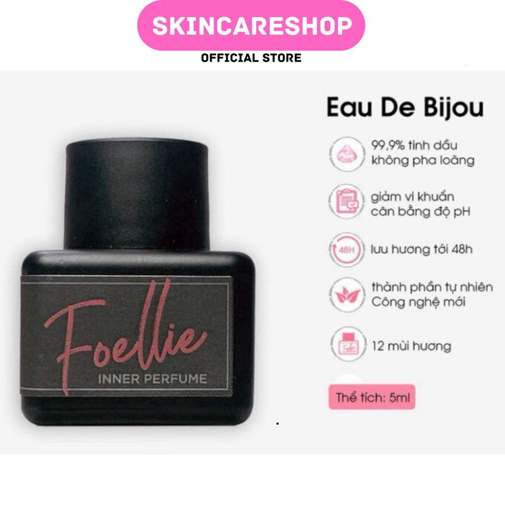 Nước Hoa Vùng Kín Foellie Inner Perfume 5ml - Màu đen SKINCARESHOP