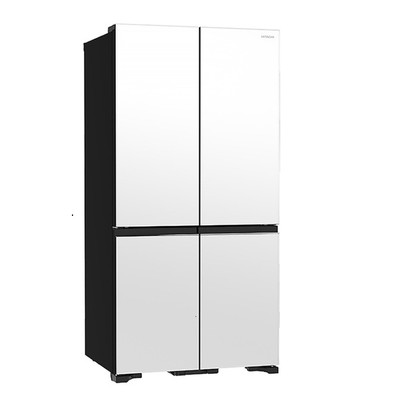 Tủ Lạnh 4 Cánh 569L Hitachi R-WB640VGV0X - Trắng nhám (MGW) - Inverter - Ngăn Đông Dưới, French Bottom Freezer
