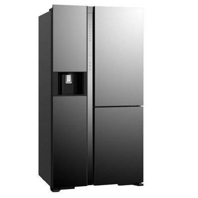 Tủ Lạnh 569L Hitachi Inverter MY800GVGV0 MIR - Side by Side 3 cửa - Ngăn chân không - Cửa gương sang trọng