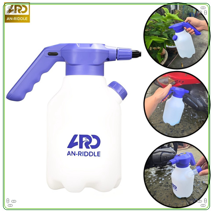 [HOT] Bình Phun Hóa Chất Hoặc Tưới Cây Chạy Điện AN-RIDDLE 2L  PI.N SẠ.C Type-C, Phun Sương Mịn, Đầu