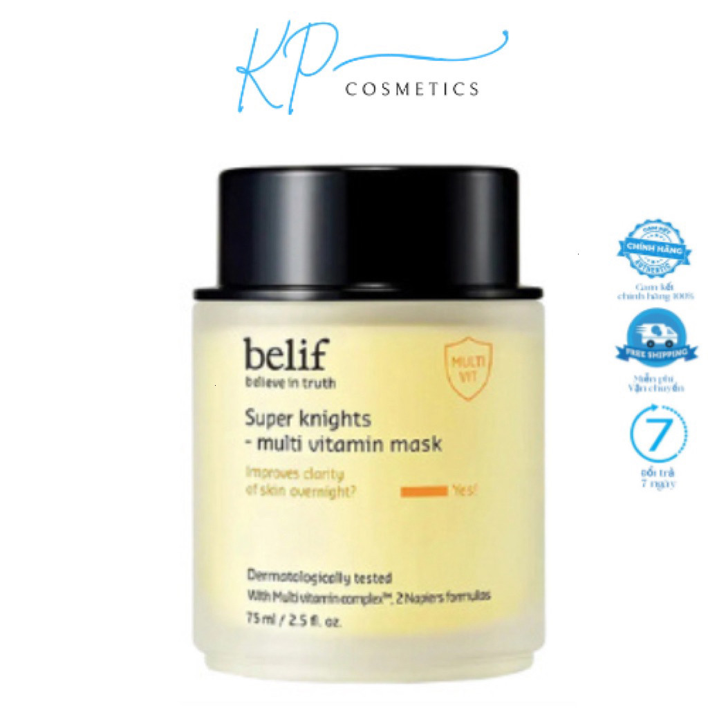 [Chính Hãng] Mặt Nạ Ngủ Belif Super Knight Multi Vitamin Mask Mặt Nạ Belif Phục Hồi Da 75ml