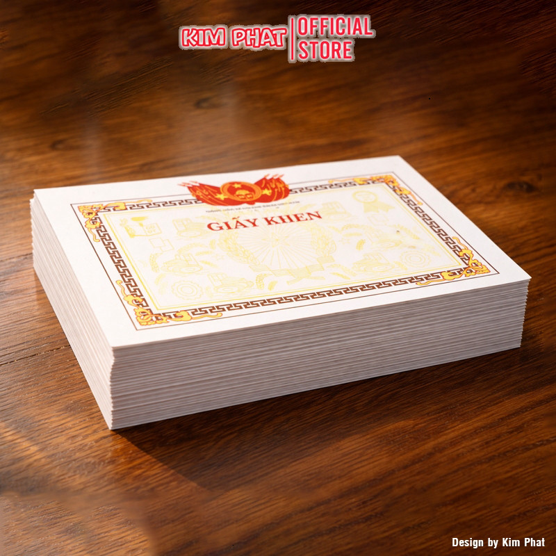 "Phôi Giấy Khen A4 150gsm Set 50/100 Tờ"