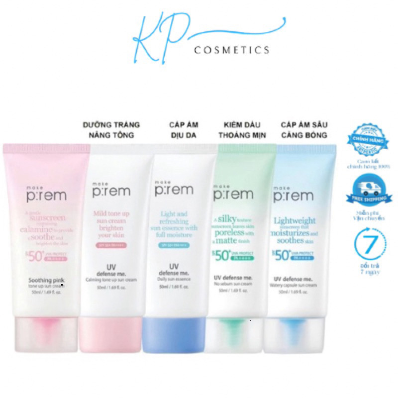 [Chính Hãng] Kem Chống Nắng Make Prem UV Defense Me