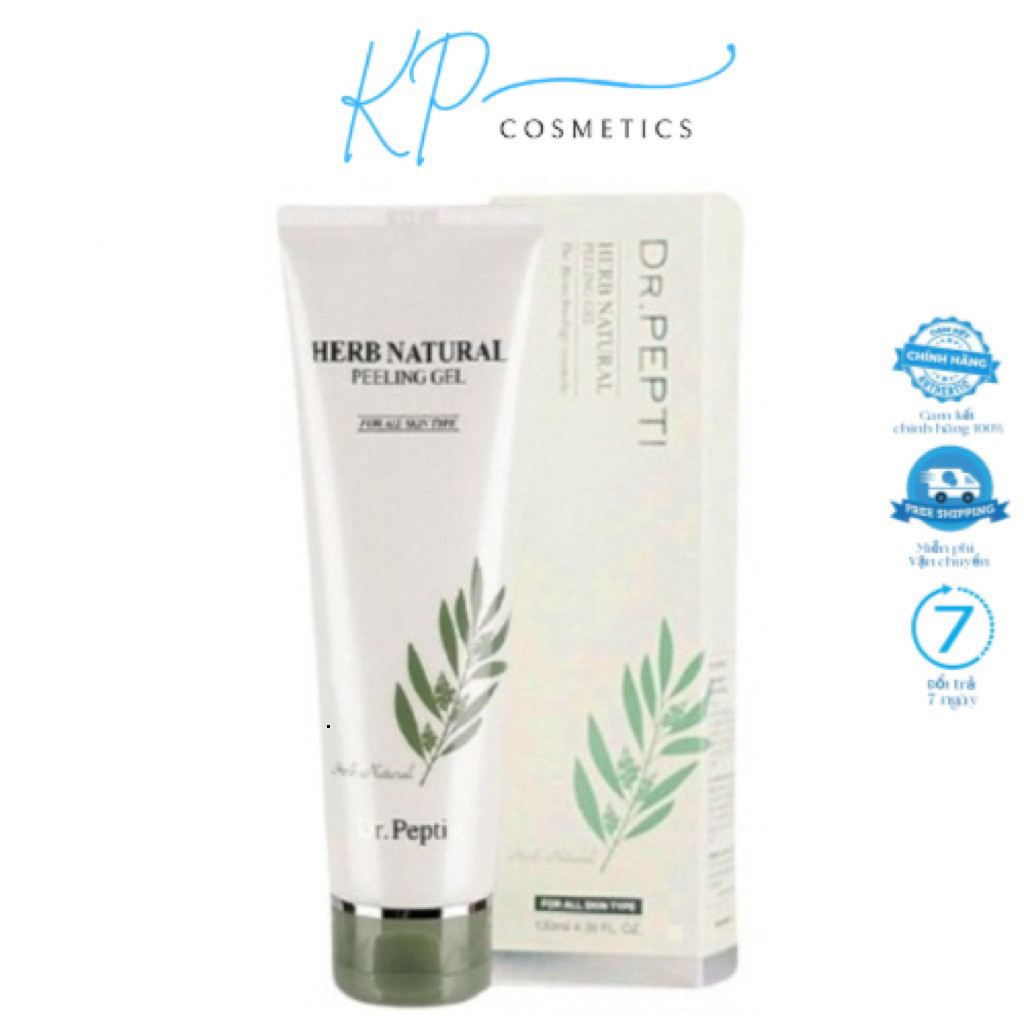 [Chính Hãng] Tẩy Tế Bào Chết Dr.Pepti Herb Natural Peeling Gel Tẩy Da Chết Mặt Drpepti 130g