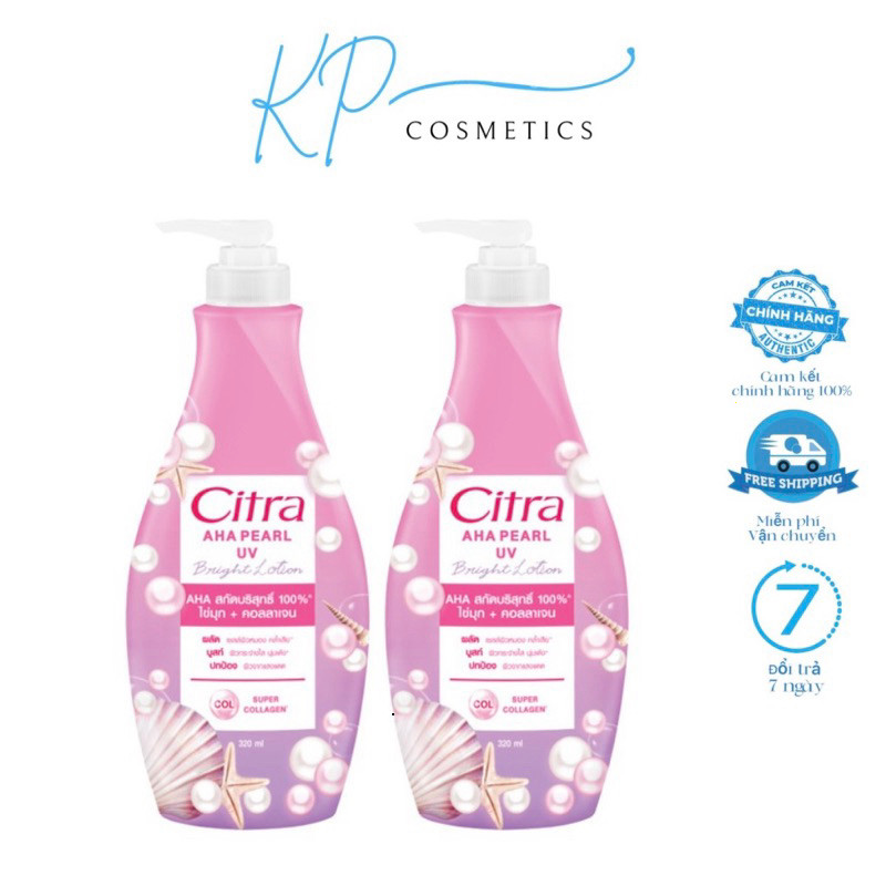 [Chính Hãng] Sữa dưỡng thể Citra Thái Lan dưỡng ẩm làm sáng da chuyên sâu 320ml - 500ml