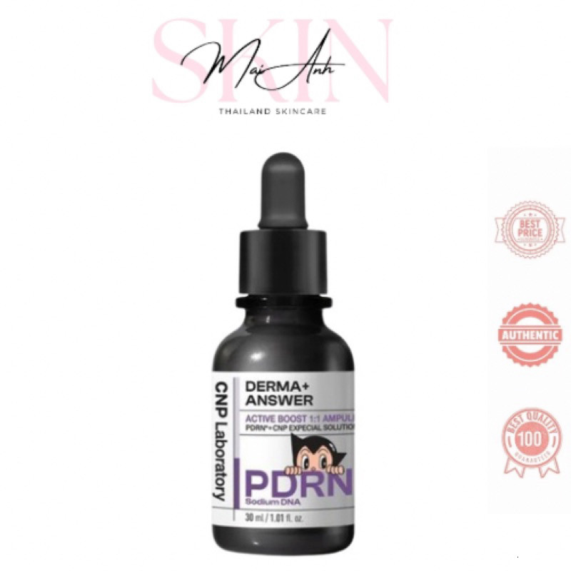 [Chính Hãng] Tinh Chất PDRN CNP Derma Active Boost Serum CNP Căng Bóng, Phục Hồi Da 30ml