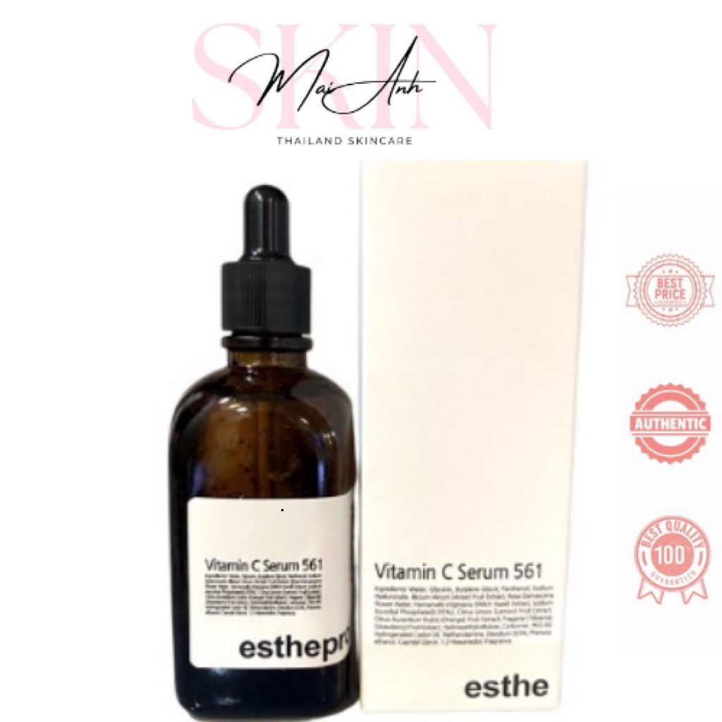 [Chính Hãng] Vitamin C Serum 561 Esthepro- Serum dưỡng trắng da - 100ML