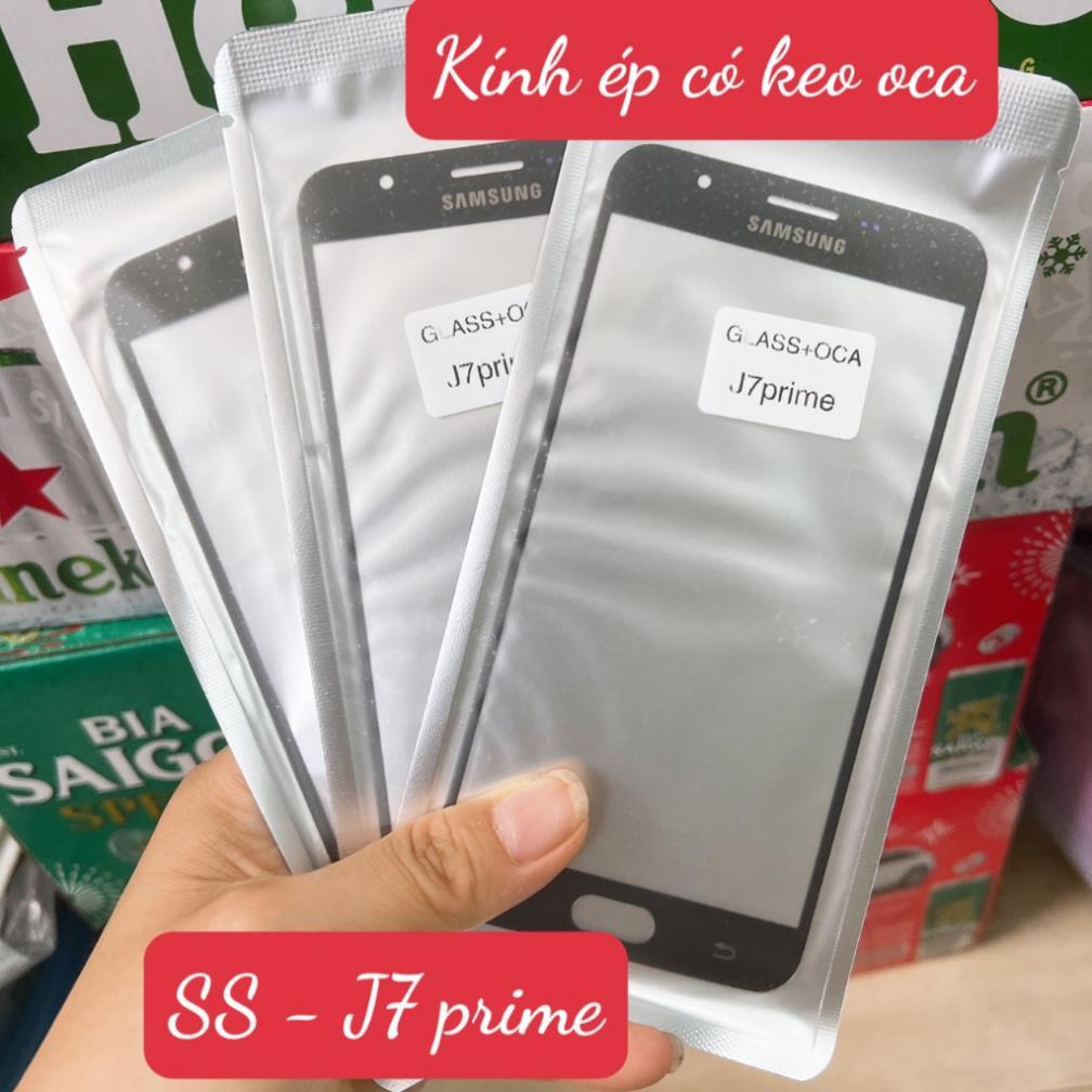Kinh samsung j7 prime - kính samsung G610 - kính ép màn hình có keo oca j7 prime - SM-G610F, SM-G610