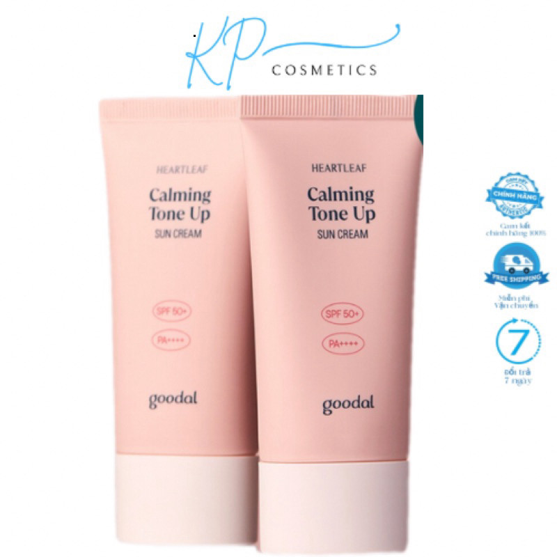 [Chính Hãng] Kem Chống Nắng Nâng Tone Goodal Heartleaf Calming Tone Up Sun Cream