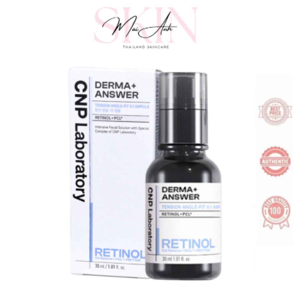[Chính Hãng] Tinh chất CNP Retinol Derma Answer Tension Angle Fit Ampule