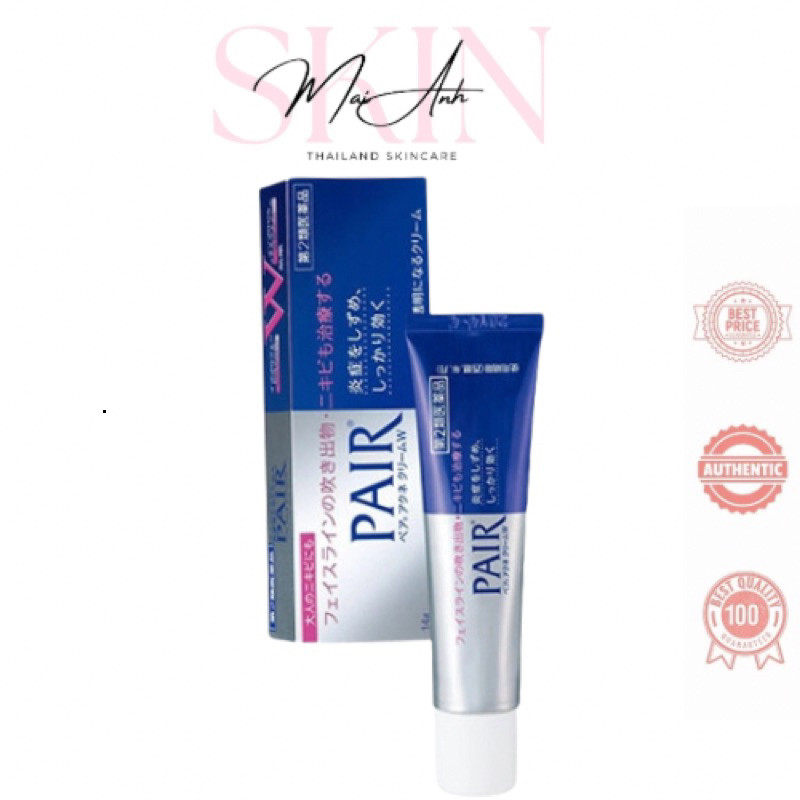 [Chính Hãng] Kem mụn PAIR Ance W Cream Nhật Bản giúp ngăn ngừa, giảm mụn 14g - Mẫu mới 2023