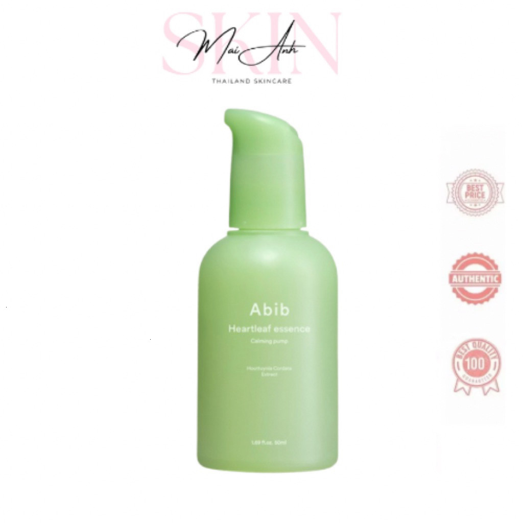 [Chính Hãng] Serum Tinh chất diếp cá giúp làm dịu da nhanh chóng Abib Heartleaf Calming Pump Essence