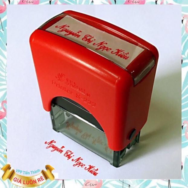 Khắc dấu tên hiệu Shiny S-222 (khắc tên theo yêu cầu)