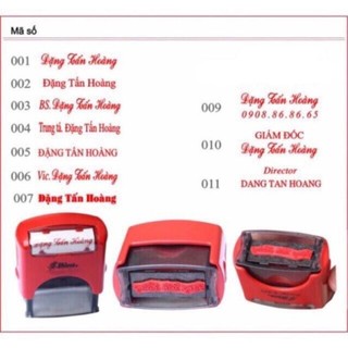 Khắc dấu tên hiệu Shiny S-222 (khắc tên theo yêu cầu)