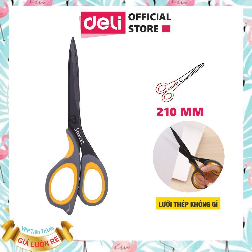 Kéo văn phòng 210mm cao cấp Deli E77757
