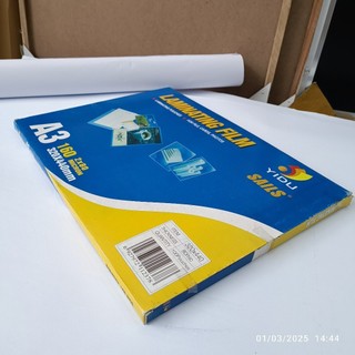 Giấy ép plastic A3 / Nhựa ép plastic A3 80mic ( hộp 100 tờ )