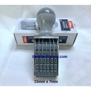 Dấu 6 số xoay 3mm 5mm 7mm 9mm - Shiny N56 N46 N36 N26 N16