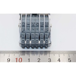 Dấu 6 số xoay 3mm 5mm 7mm 9mm - Shiny N56 N46 N36 N26 N16