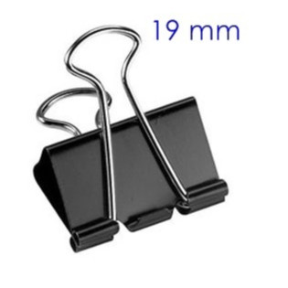 Kẹp giấy - Kẹp bướm đen Echo 19mm