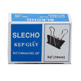 Kẹp giấy - Kẹp bướm đen Echo 19mm