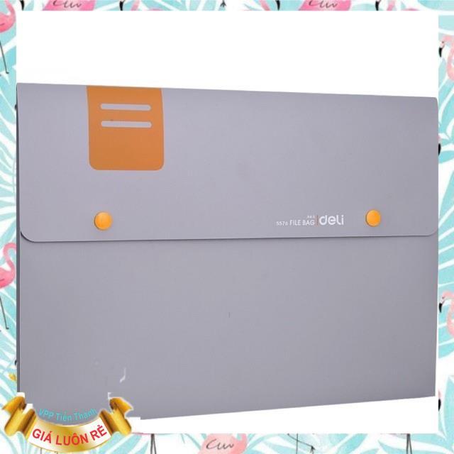 Cặp 1 ngăn đựng tài liệu A4 Deli 5576