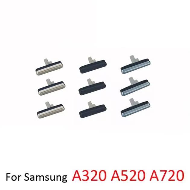 Nút nhựa bấm mở nguồn bên ngoài samsung a320, nút bấm on off  nút volume sam sung a3 2017, nút nhựa 