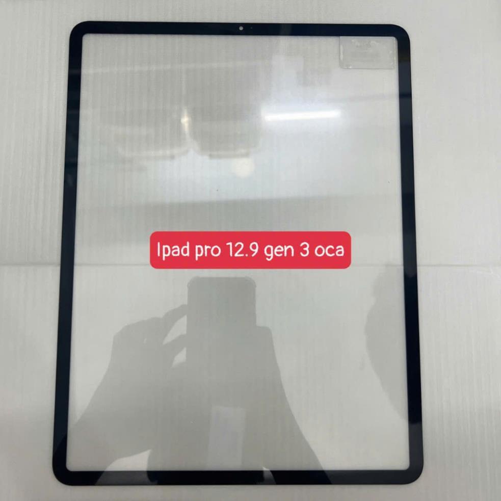 Kính ipad pro 12.9 2018, kính ipad pro 12.9 gen 3 - 12.9 inches, kính ép màn hình có keo oca, A2014,