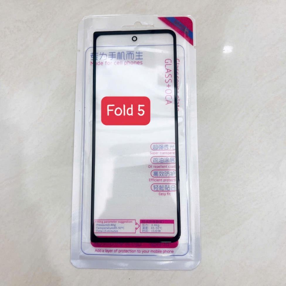 Kính Samsung Galaxy Z Fold 5, F946B, kính samsung mặt ngoài zfold 5, kính ép màn hình có keo oca