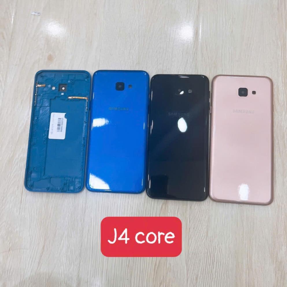 Lưng vỏ samsung J4 core, nắp lưng, lưng pin, khung nhựa, khung viền, vỏ sam sung SM-J410D, SM-J410G,