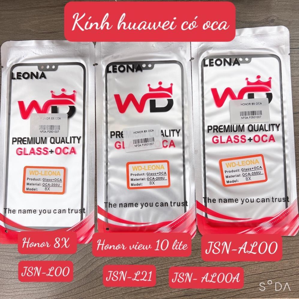 KÍNH ÉP MÀN HÌNH CÓ KEO OCA HUAWEI 8X - KÍNH HUAWEI JSN-L00 - KÍNH HUAWEI JSN-L21, JSN-L22, JSN-L42,