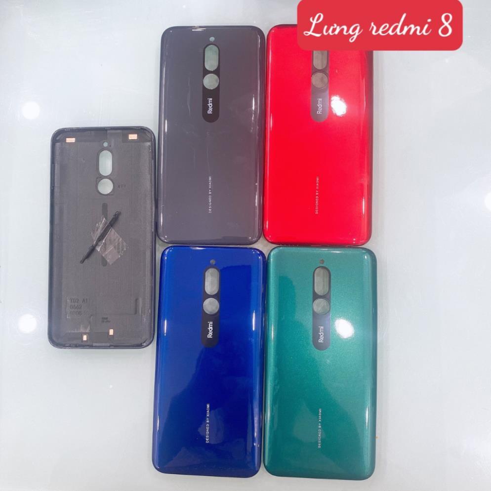 Lưng vỏ redmi 8, nắp lưng, lưng nhựa, vỏ bộ, benzen, khung sườn vỏ xiaomi, M1908C3IC, MZB8255IN, M19