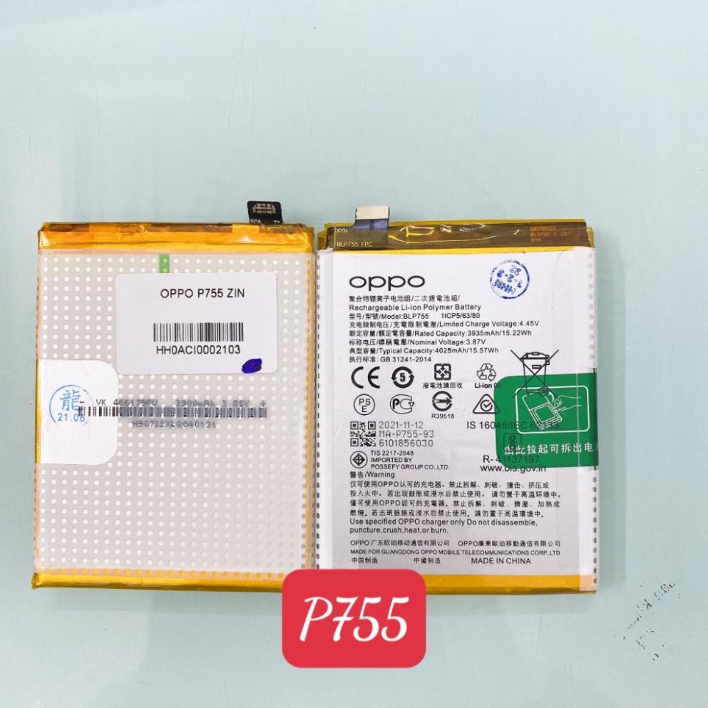 PIN ZIN OPPO RENO 3 - OPPO RENO 3 PRO 4G - BLP755 - P755